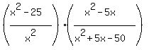 +%28%28x%5E2-25%29%2Fx%5E2%29+%28%28x%5E2-5x%29%2F%28x%5E2%2B5x-50%29%29+