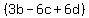 +%28%2B3b-6c%2B6d%29