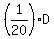 +%28+1%2F20+%29%2AD+