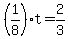 +%28+1%2F8%29%2At+=+2%2F3+