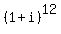 +%28+1+%2B+i+%29%5E12+