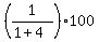 +%28+1+%2F+%28+1+%2B+4+%29+%29%2A100+
