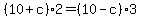 +%28+10+%2B+c+%29%2A2+=+%28+10+-+c+%29%2A3+