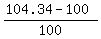+%28+104.34+-+100+%29%2F100+