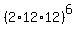 +%28+2%2A12%2A12+%29%5E6+