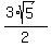 +%28+3%2Asqrt%285%29+%29+%2F+2+
