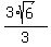 +%28+3%2Asqrt%286%29+%29+%2F+3+