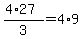 +%28+4%2A27%29%2F3+=+4%2A9+