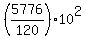 \"+%28+5776%2F120+%29+%2A+10%5E2+\"