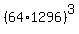 +%28+64+%2A+1296+%29%5E3+