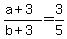+%28+a+%2B+3+%29+%2F+%28+b+%2B+3+%29+=+3%2F5+