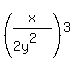 +%28+x+%2F+%282y%5E2+%29+%29%5E3+