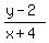 +%28+y+-+2+%29+%2F+%28+x+%2B+4%29+%29+=+3%2F7+