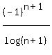 +%28-1%29%5E%28n%2B1%29+%2Flog%28%28n%2B1%29%29