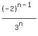 +%28-2%29%5E%28n-1%29%2F3%5En+