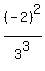 +%28-2%29%5E2%2F3%5E3