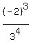 +%28-2%29%5E3%2F3%5E4