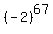 +%28-2%29%5E67+