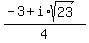 +%28-3+%2B+i%2Asqrt%2823%29%29%2F4+