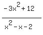 +%28-3x%5E2%2B12%29%2F%28x%5E2-x-2%29+