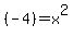 +%28-4%29+=+x%5E2