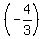 +%28-4%2F3%29+