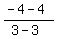 \"+%28-4+-4%29%2F%283+-+3+%29\"