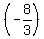 +%28-8%2F3%29+