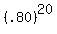 +%28.80%29%5E20
