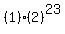 +%281%29%282%29%5E23+