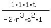 +%281%2A1%2A1%2At%29%2F%28-2%2Ar%5E3%2As%5E2%2A1%29+