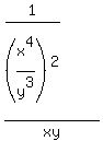 +%281%2F%28x%5E4%2Fy%5E3%29%5E2%29%2Fxy