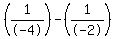 +%281%2F-4%29+-+%281%2F-2%29+