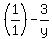 +%281%2F1%29-3%2Fy+