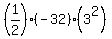 +%281%2F2%29%28-32%29%283%5E2%29+