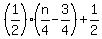 +%281%2F2%29%2A%28+n%2F4+-+3%2F4+%29+%2B+1%2F2+