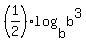 +%281%2F2%29log%28b%2Cb%5E3%29+