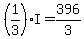 +%281%2F3%29%2AI+=+396%2F3+
