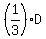 +%281%2F3%29D+