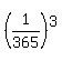 +%281%2F365%29%5E3+