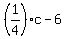 +%281%2F4%29c-6+