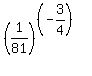 +%281%2F81%29%5E%28%28-3%2F4%29%29+