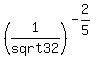 +%281%2Fsqrt32%29%5E%28-2%2F5%29
