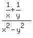 +%281%2Fx+%2B+1%2Fy%29%2F%28x%5E2-y%5E2%29