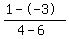 +%281--3%29%2F%284-6%29+