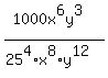 +%281000x%5E6y%5E3%29%2F%2825%5E4%2Ax%5E8%2Ay%5E12%29