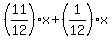 +%2811%2F12+%29%2Ax+%2B+%281%2F12%29%2Ax+