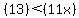 +%2813%29+%3C+%2811x%29+