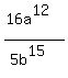 +%2816a%5E12%29%2F%285b%5E15%29
