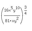 +%2816x%5E5y%5E10%2F81xy%5E2%29+%5E%283%2F4%29+